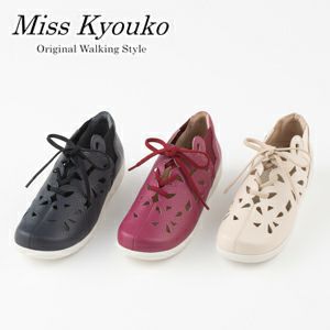 106923】パンチングギリースニーカー 4E Miss Kyouko | MissKyouko公式